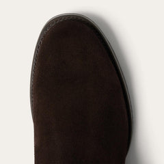 Suede Beat Chelsea Boot Dark Brown | Men Stetson Chukka