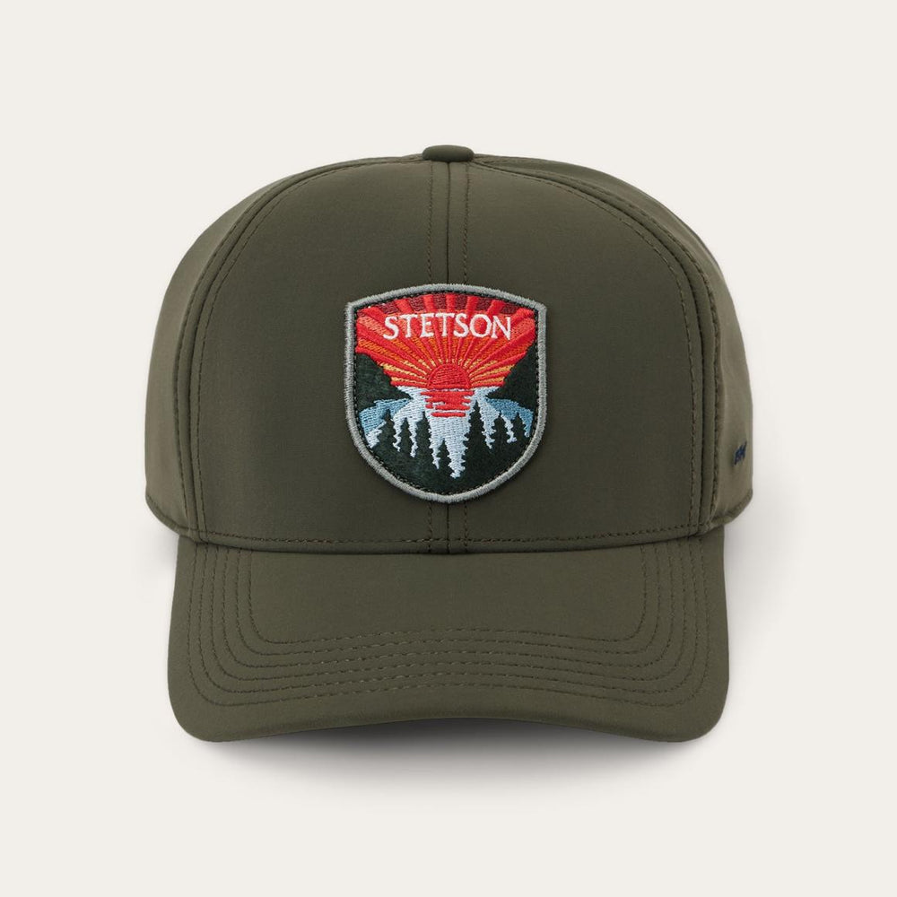 Sunset Baseball Cap Olive | Men/Women Stetson Caps & Truckers