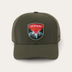 Sunset Baseball Cap Olive | Men/Women Stetson Caps & Truckers