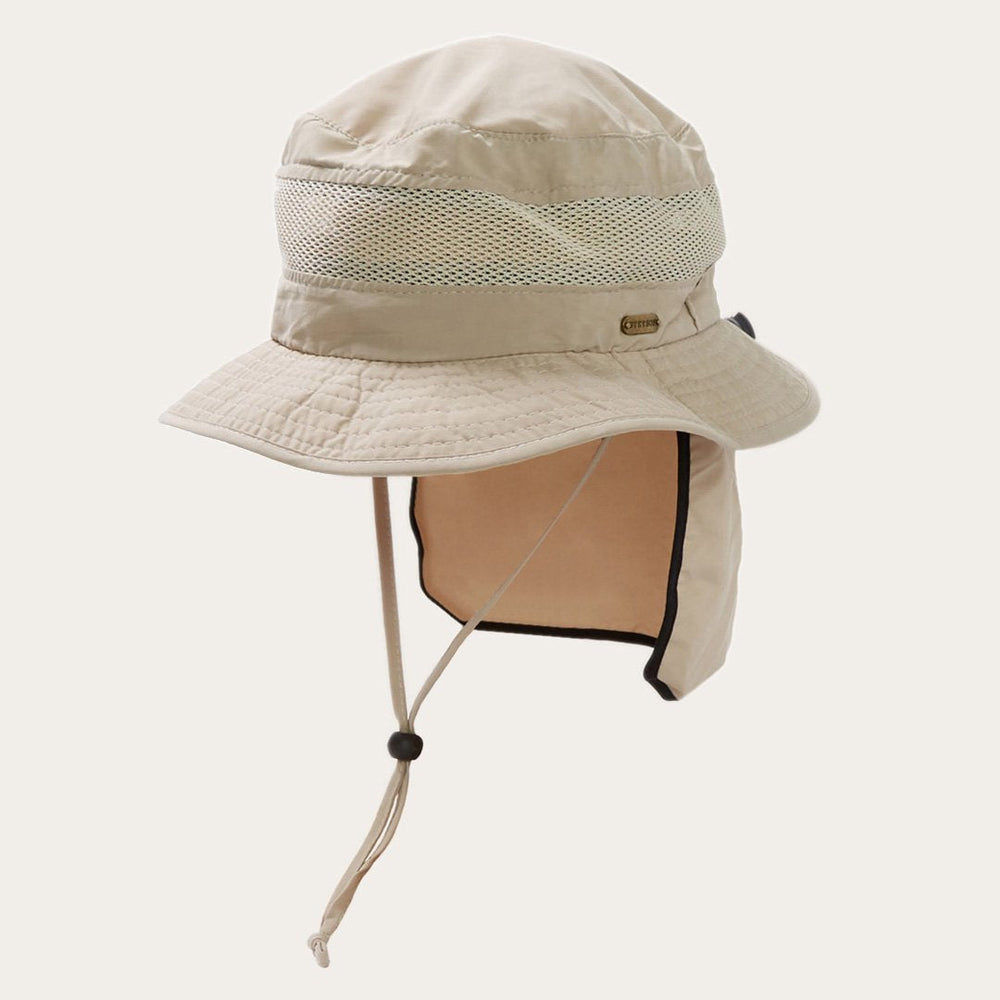 Switchback 'No Fly Zone' Mesh Bucket Hat Khaki | Men/Women Stetson Outdoor