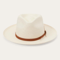 Tallahassee Shantung Straw Fedora Natural | Men/Women Stetson Fedora