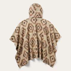 Tan Aztec Poncho Brown | Women Stetson Sweaters