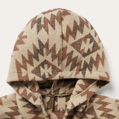 Tan Aztec Poncho Brown | Women Stetson Sweaters