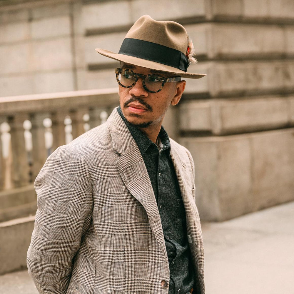 Temple Fedora Tawny | Men/Women Stetson Fedora