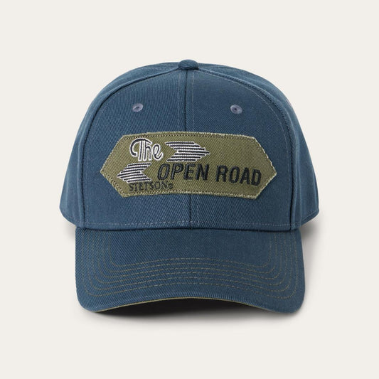 The Open Road Baseball Cap Blue | Men/Women Stetson Caps & Truckers