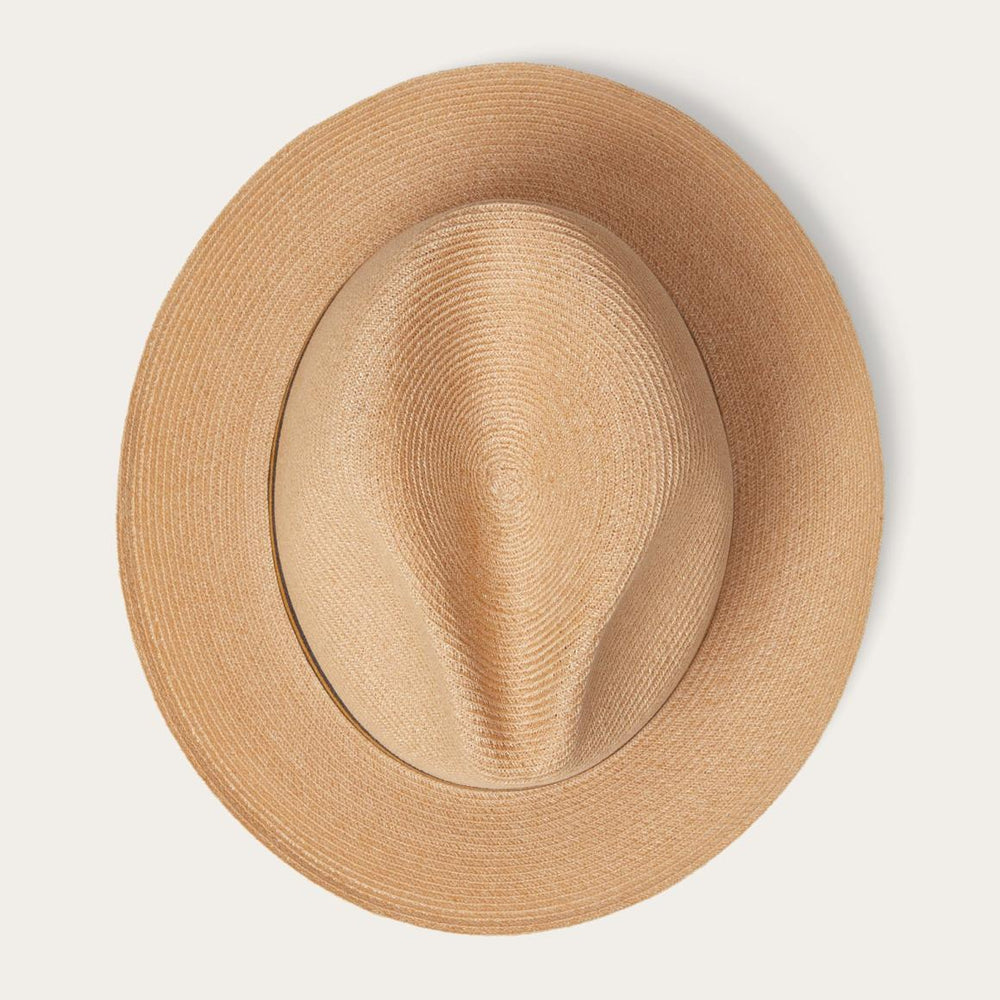 Triad Straw Fedora Mustard | Men/Women Stetson Fedora