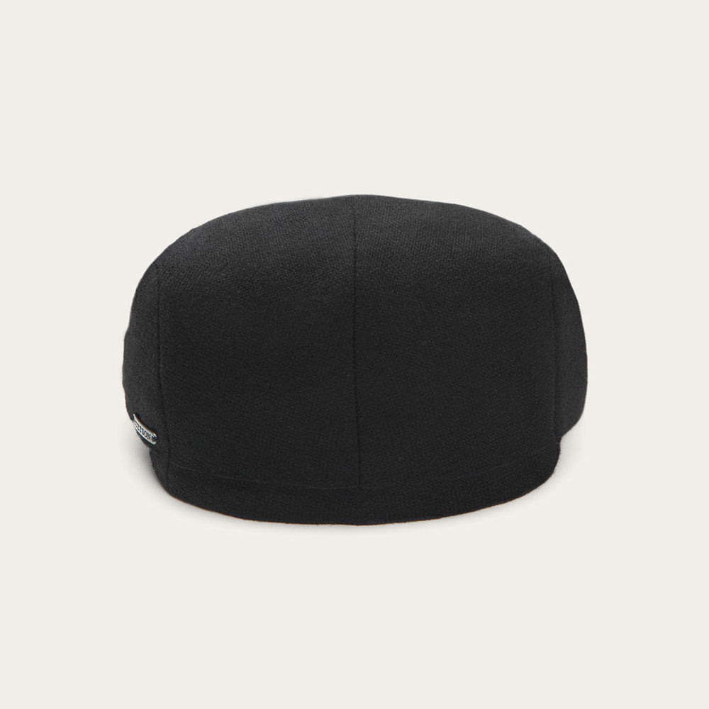 Virgin Wool & Cashmere Driver Cap Black | Men/Women Stetson Caps & Truckers