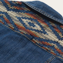 Western Denim Jacket Blue | Women Stetson Jackets