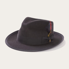 Whippet Wool Fedora Black | Men/Women Stetson Fedora