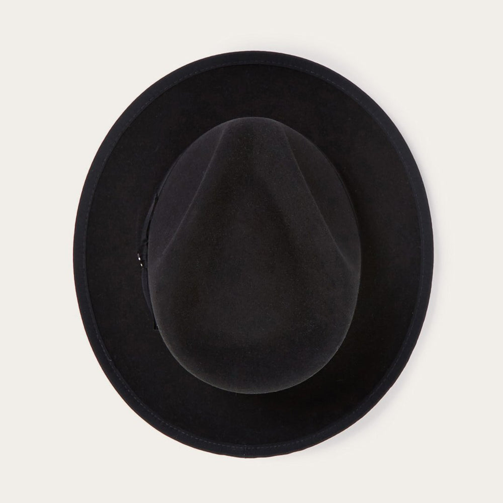 Whippet Wool Fedora Black | Men/Women Stetson Fedora