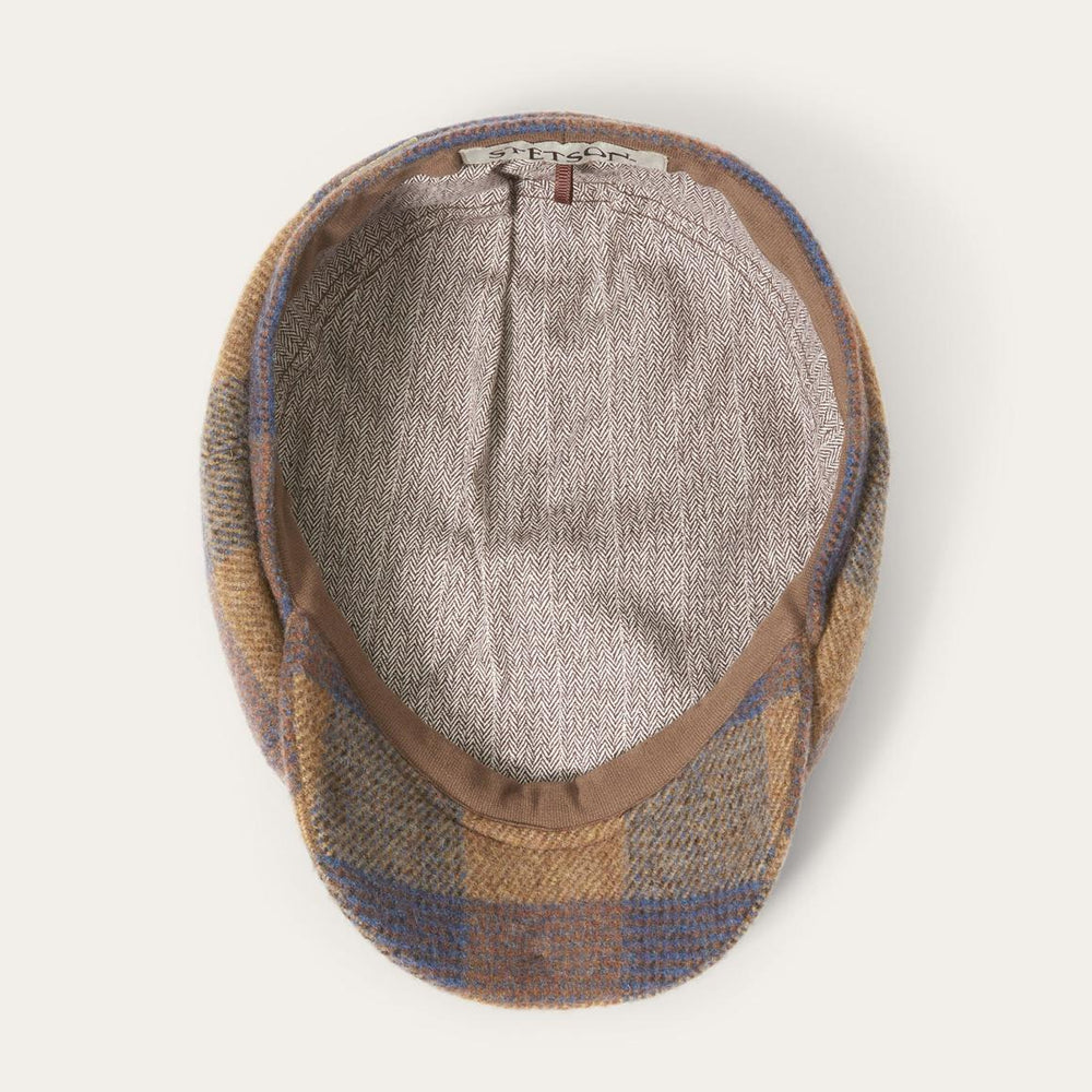 Wool Check Hatteras Cognac/sand/blue | Men/Women Stetson Caps & Truckers