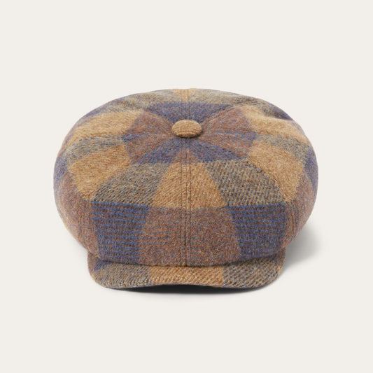 Wool Check Hatteras Cognac/sand/blue | Men/Women Stetson Caps & Truckers