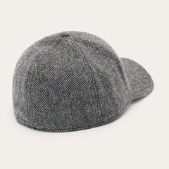 Wool Herringbone Baseball Cap Anthra Melange Herringbone | Men/Women Stetson Caps & Truckers