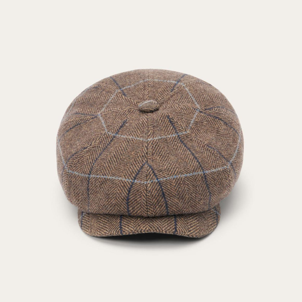 Wool Herringbone Hatteras Cap Camel Herringbone | Men/Women Stetson Caps & Truckers
