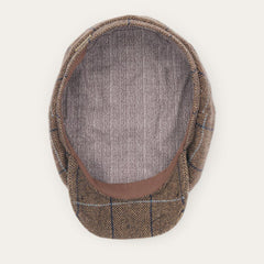 Wool Herringbone Hatteras Cap Camel Herringbone | Men/Women Stetson Caps & Truckers