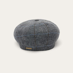 Wool Herringbone Hatteras Cap Grey Herringbone | Men/Women Stetson Caps & Truckers