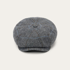 Wool Herringbone Hatteras Cap Grey Herringbone | Men/Women Stetson Caps & Truckers