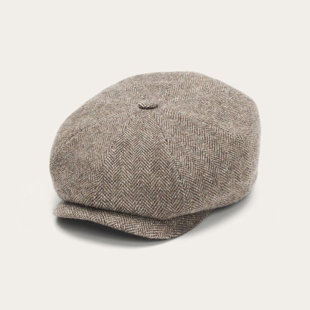 Wool Herringbone Hatteras Grey Herringbone | Men/Women Stetson Caps & Truckers