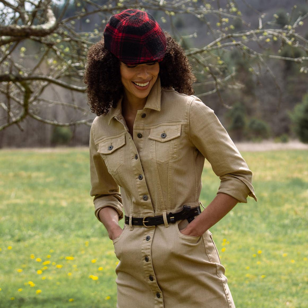 Workwear Inspired Shirt Dress Tan | Women Stetson Mini