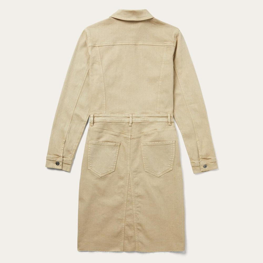 Workwear Inspired Shirt Dress Tan | Women Stetson Shirt Dresses