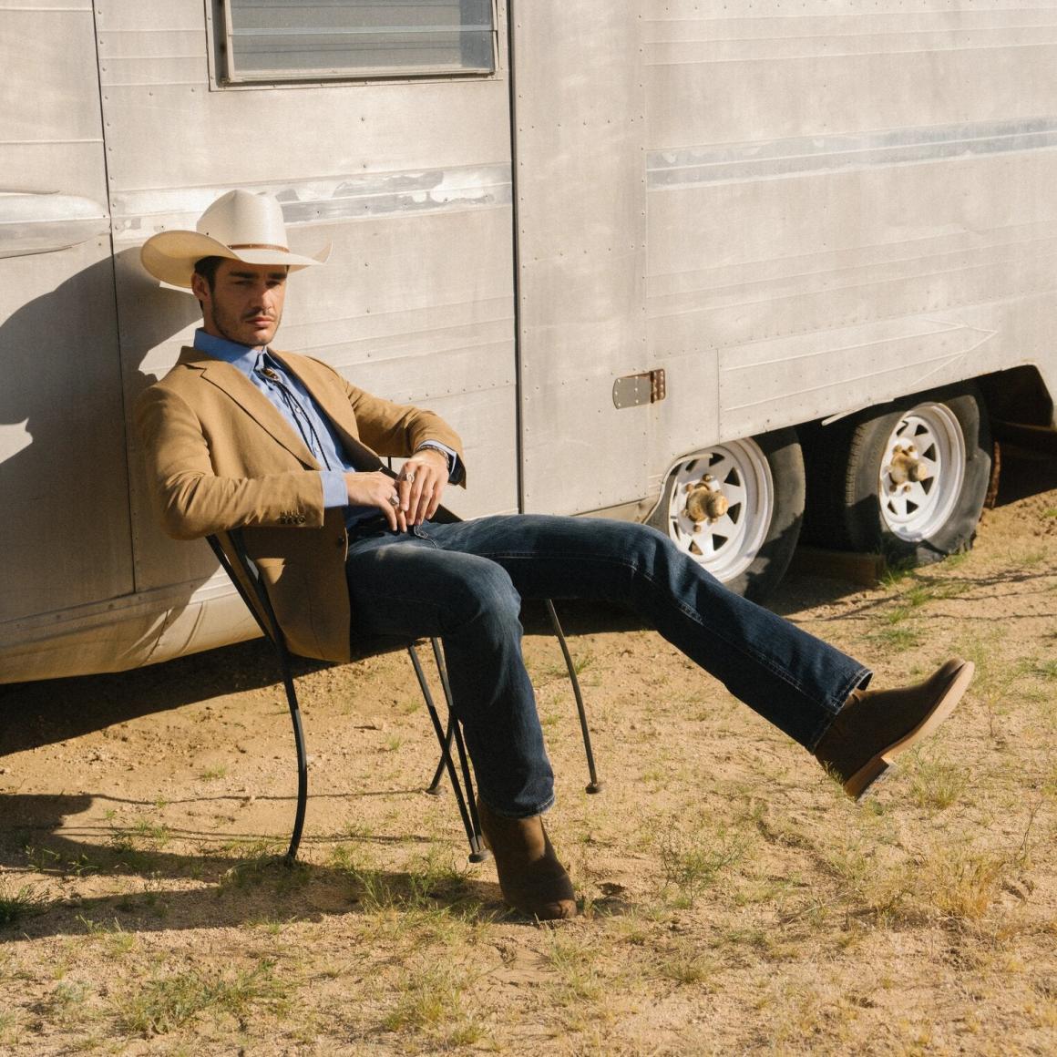 1014 Rocker Fit Jean Blue | Men Stetson Boot Cut