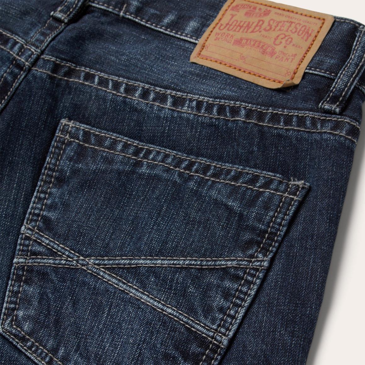 1014 Rocker Fit Jean Blue | Men Stetson Boot Cut