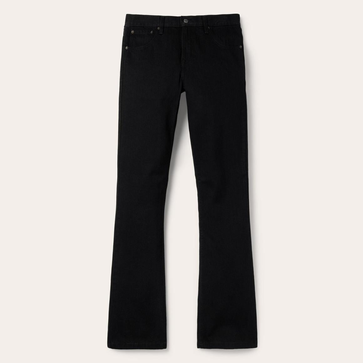 1120 Slim Fit Standard Straight Leg Jean Black | Men Stetson Boot Cut