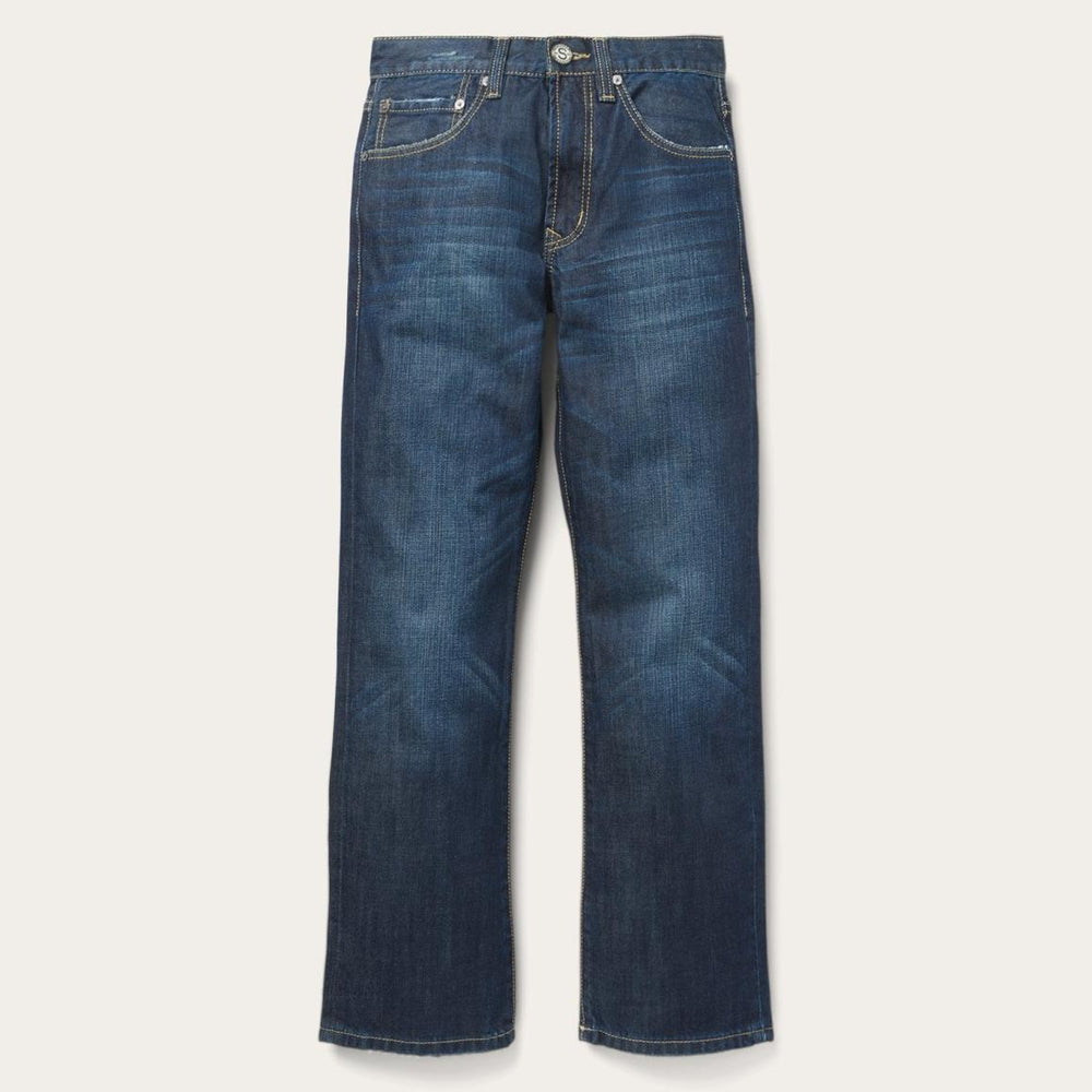 1312 Fit Destructed Jeans Blue | Men Stetson Boot Cut