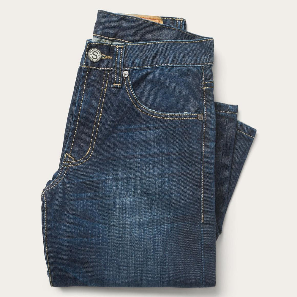 1312 Fit Destructed Jeans Blue | Men Stetson Boot Cut