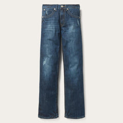 1312 Fit Jeans With Back Pocket Detail Blue | Men Stetson Boot Cut