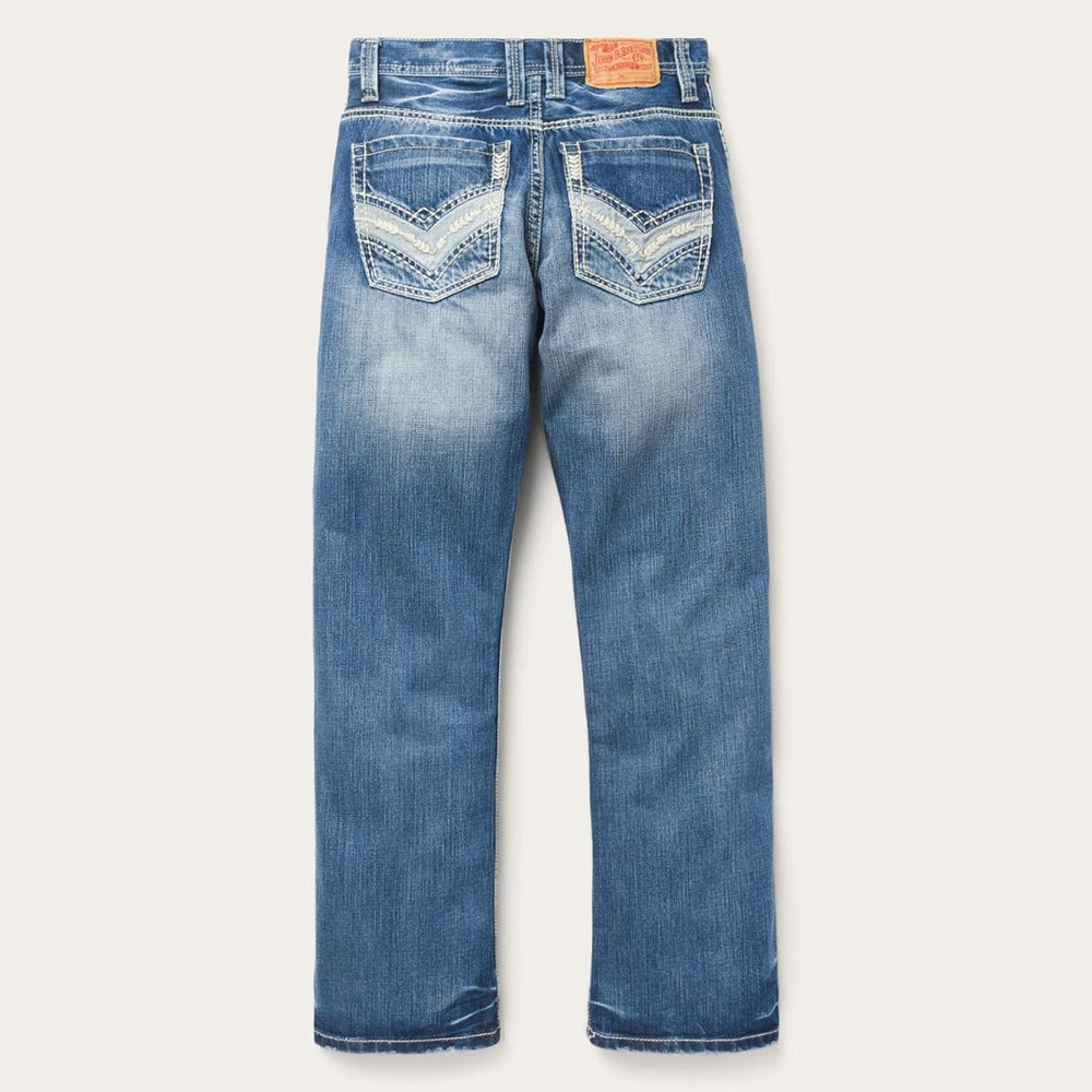 1312 Fit Light Wash Jeans Blue | Men Stetson Boot Cut