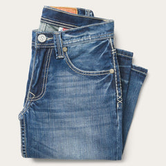 1312 Fit Light Wash Jeans Blue | Men Stetson Boot Cut