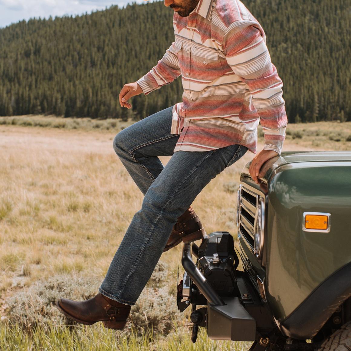 1312 Modern Fit Jeans Blue | Men Stetson Modern Cut