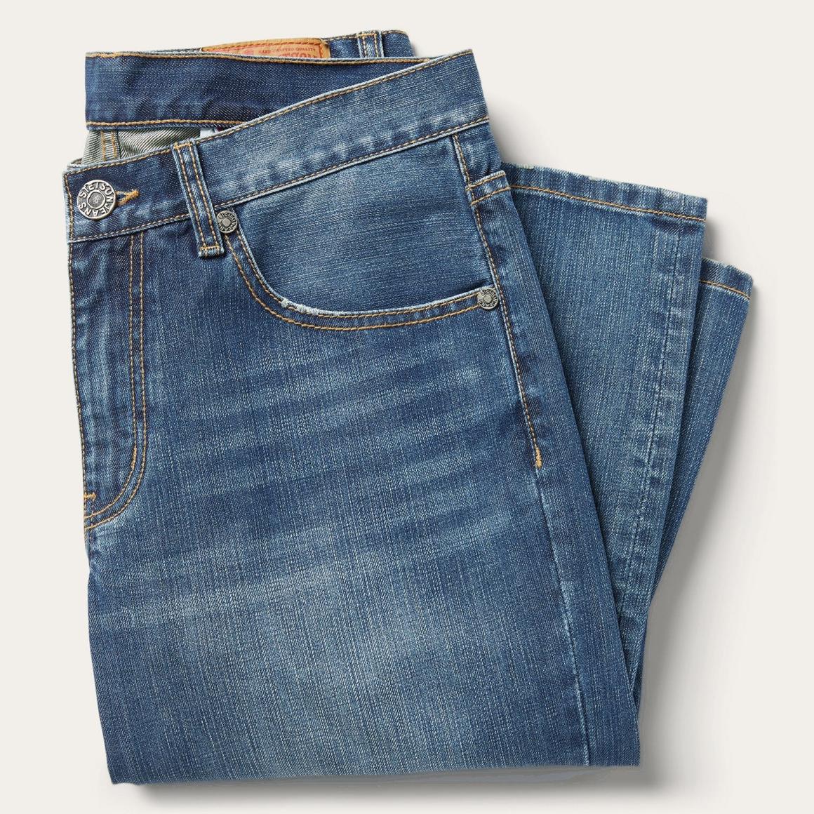 1312 Modern Fit Jeans Blue | Men Stetson Modern Cut