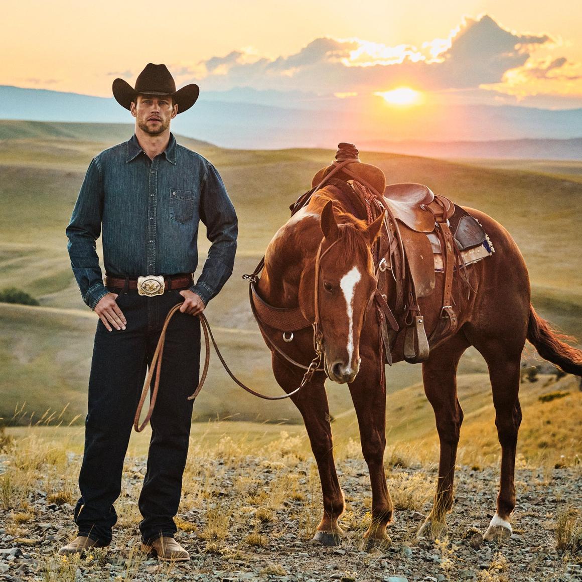 1520 Fit Standard Straight Leg Jean Blue | Men Stetson Modern Cut