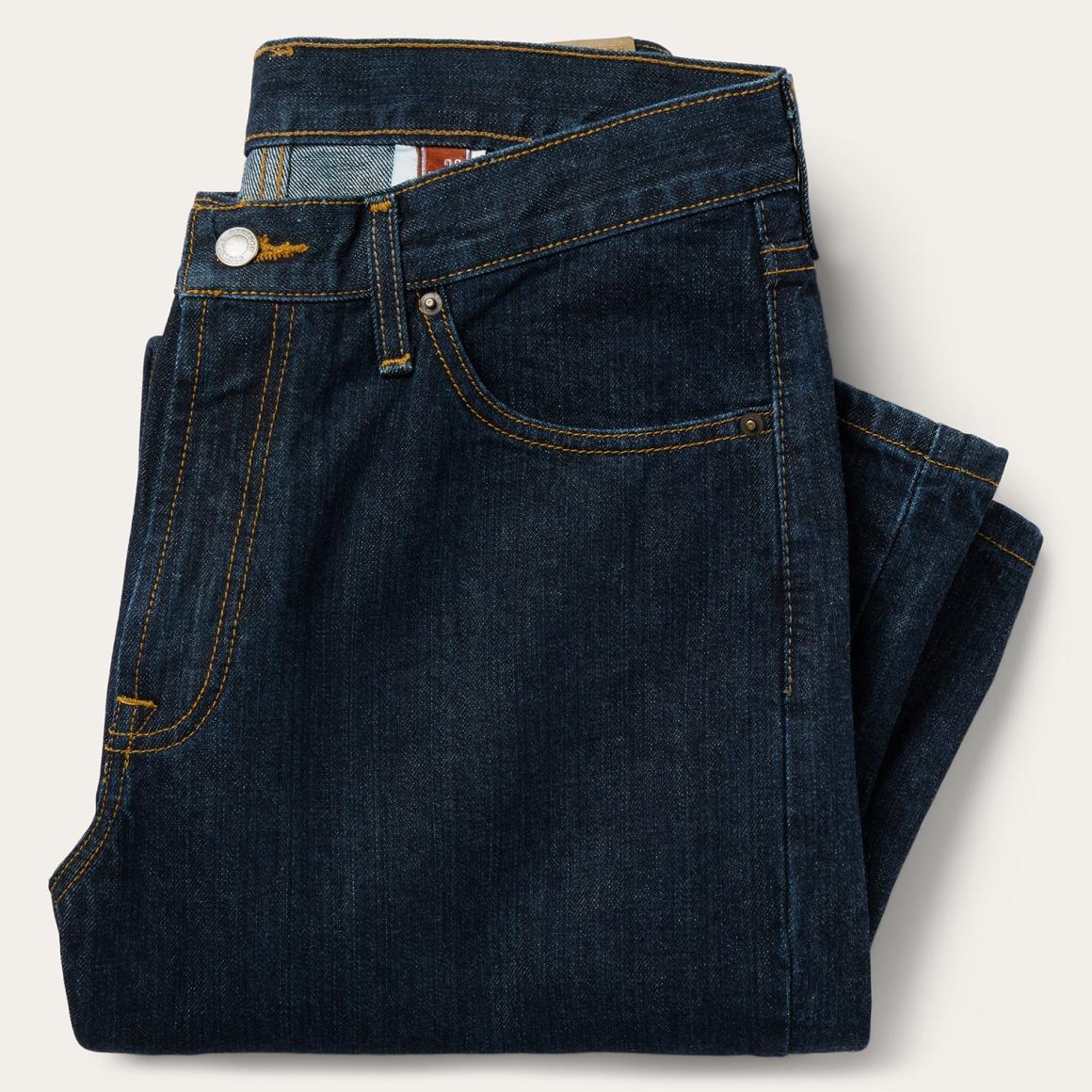 1520 Fit Standard Straight Leg Jean Blue | Men Stetson Modern Cut
