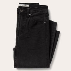 915 High Rise Straight Fit Crop Jeans Black | Women Stetson Denim