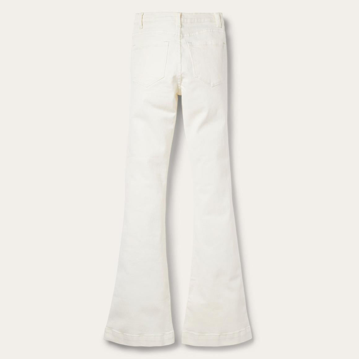 921 High Rise Flare Fit Jean White | Women Stetson Denim