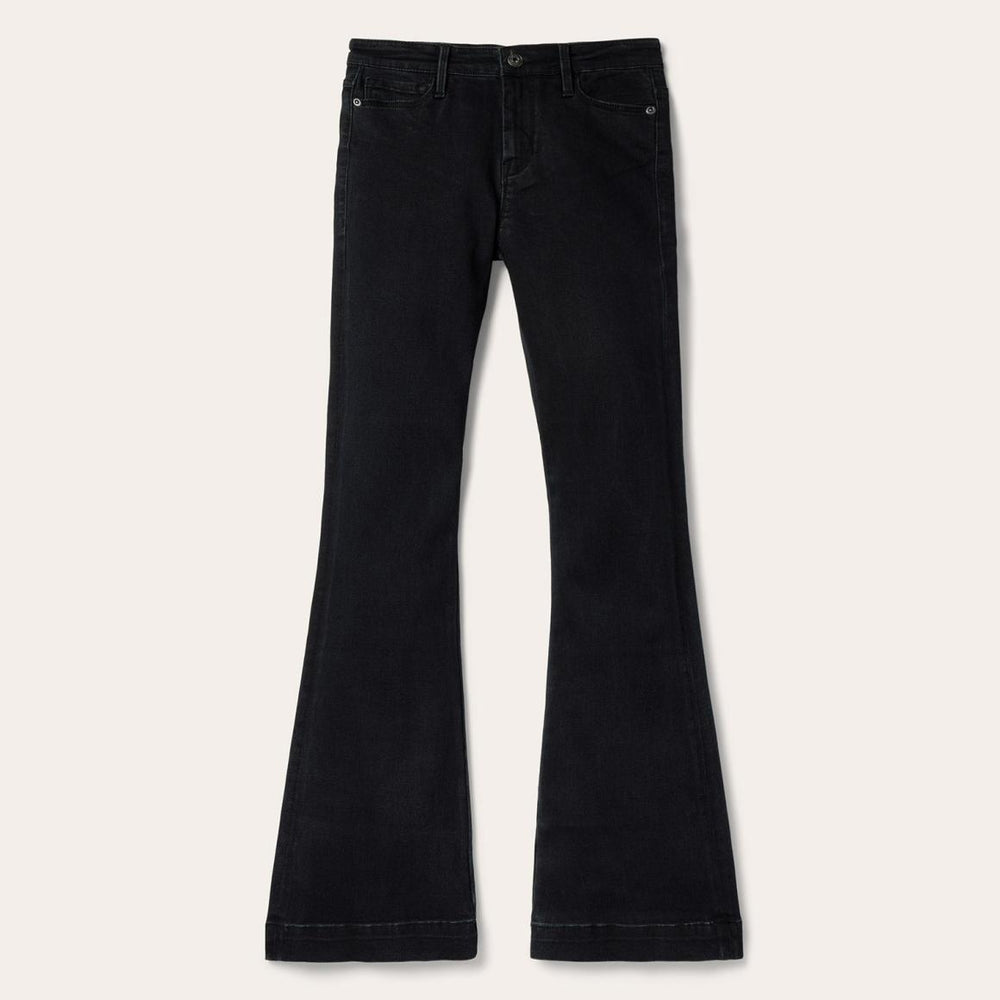 921 High Rise Flare Jeans Black | Women Stetson Denim