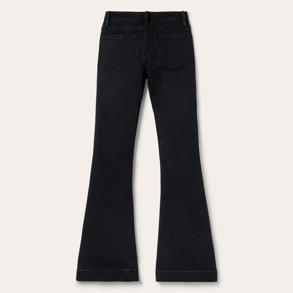 921 High Rise Flare Jeans Black | Women Stetson Denim