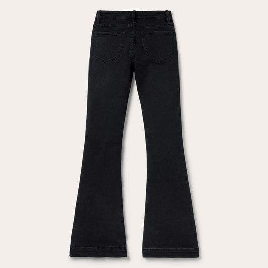 921 High Rise Flare Jeans Black | Women Stetson Denim