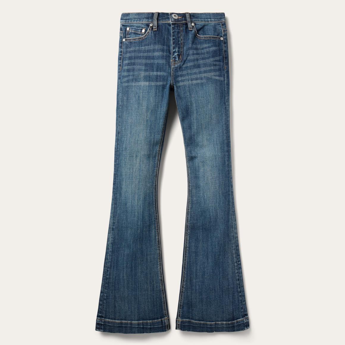 921 High Rise Flare Jeans Blue | Women Stetson Denim