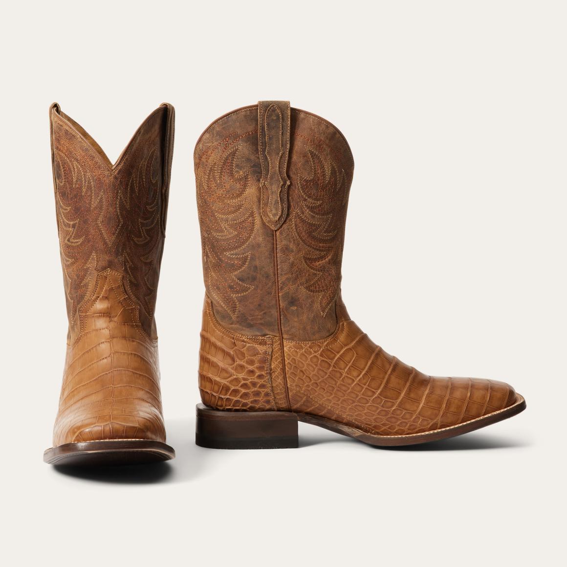Aces Alligator Boots Brown | Men Stetson Western