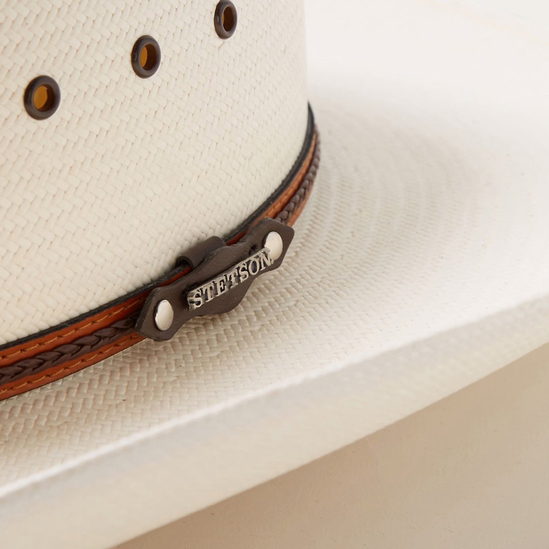 Alamo 8X Straw Cowboy Hat Natural | Men/Women Stetson Western