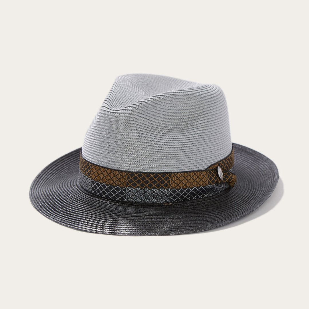 Andover Milan Fedora Grey Black | Men/Women Stetson Fedora