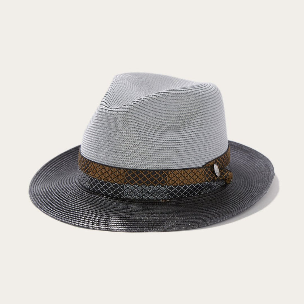 Andover Milan Fedora Grey Black | Men/Women Stetson Fedora