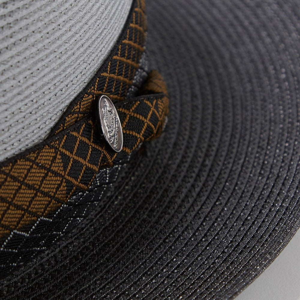 Andover Milan Fedora Grey Black | Men/Women Stetson Fedora