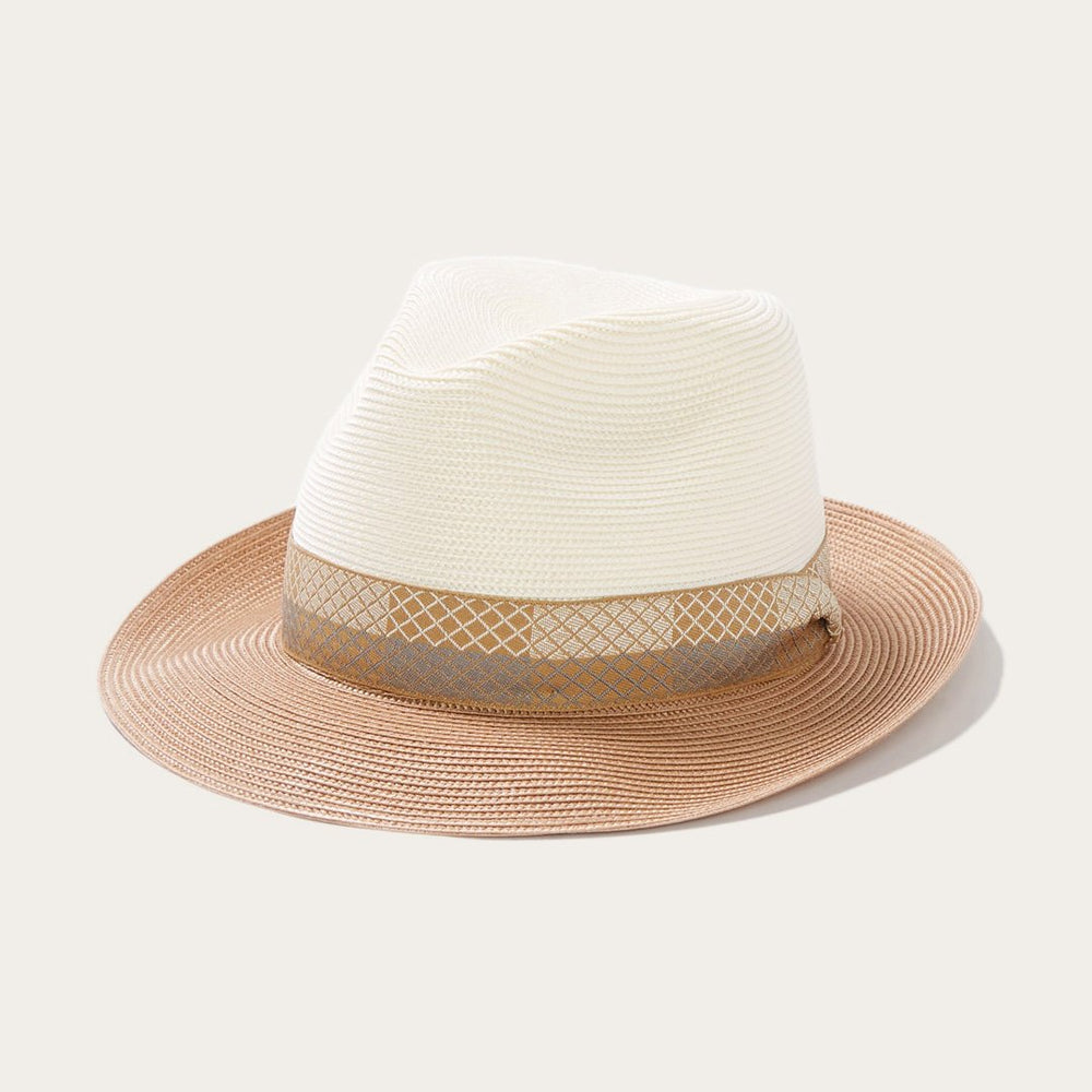 Andover Milan Fedora Ivory Cognac | Men/Women Stetson Fedora