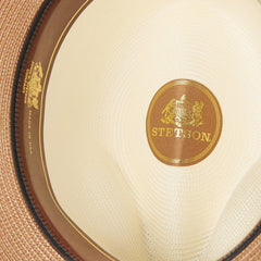 Andover Milan Fedora Ivory Cognac | Men/Women Stetson Fedora