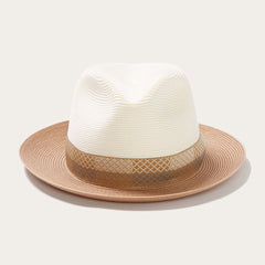 Andover Milan Fedora Ivory Cognac | Men/Women Stetson Fedora